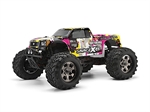HPI Savage X 4.6 with 2.4GHz, GT-3 Truck Body (Yellow/Pink)